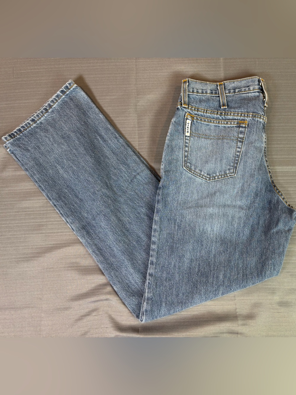 CINCH Men’s Jeans 31x32 Light Wash Straight Leg Denim